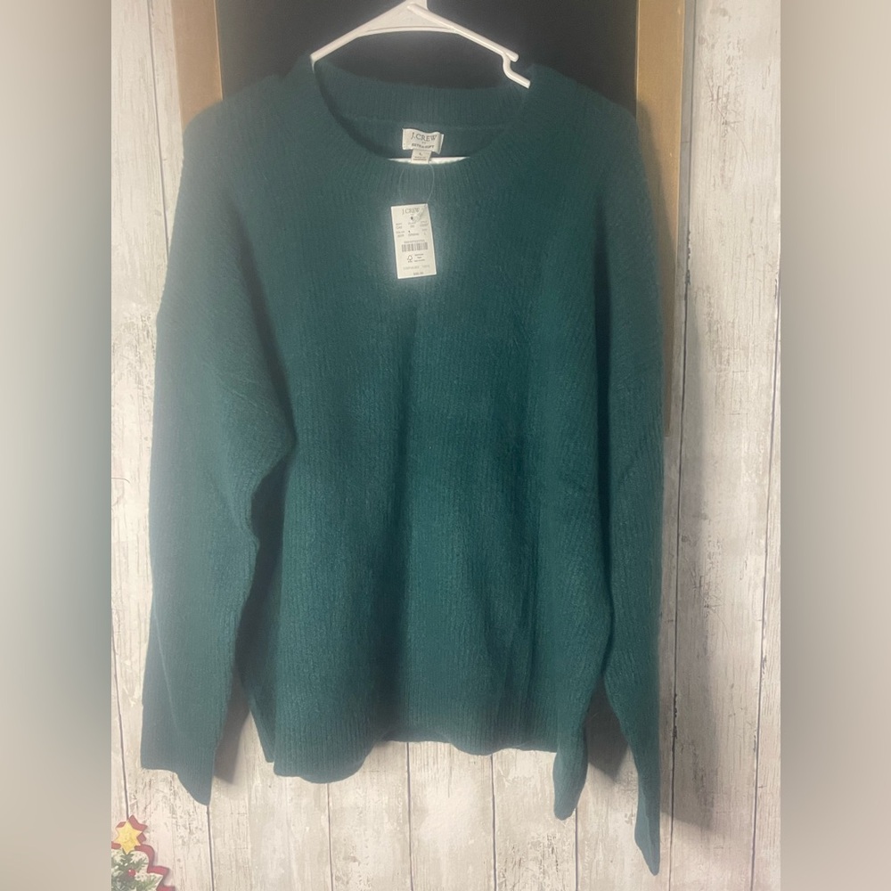 J. Crew Teal Crew Neck Sweater